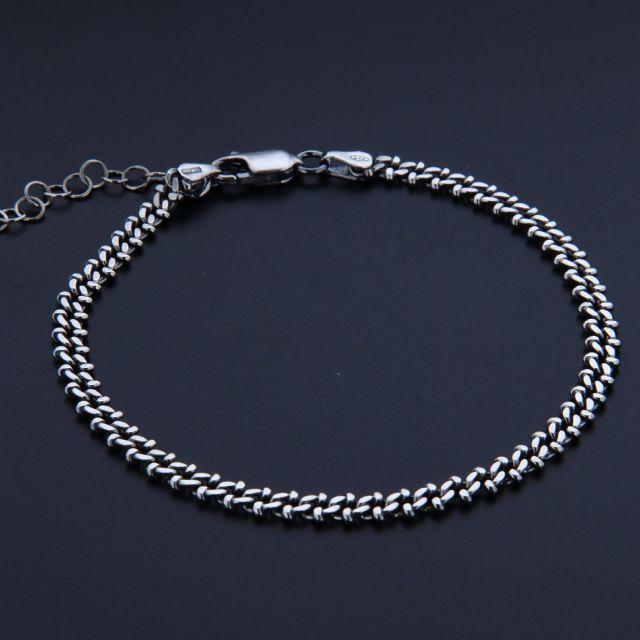 Bracciale maglia in argento 925‰ 