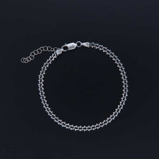 Bracciale maglia in argento 925‰ 