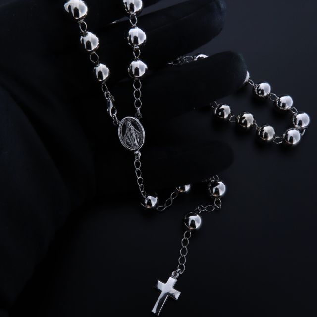 Collana IMPORTANTE argento 925‰ ROSARIO 