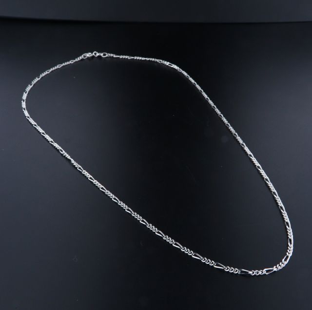 collana in argento 925‰ FIGARO/TRE PIU' UNO