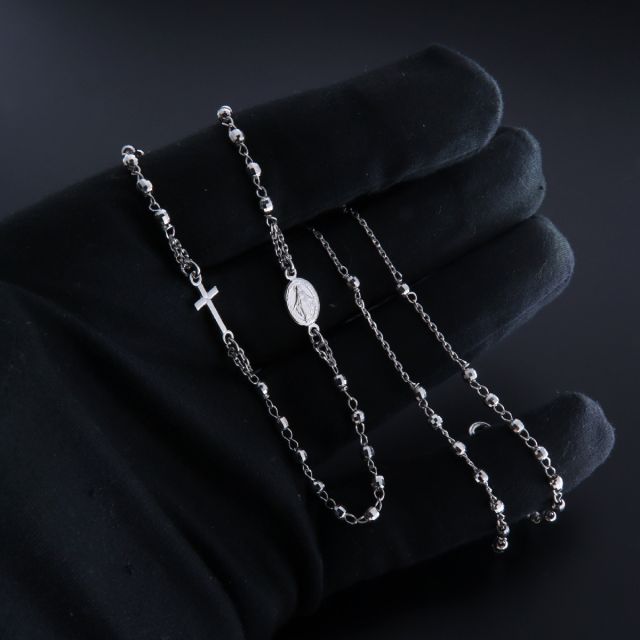 Collana argento 925‰ ROSARIO sfaccetato