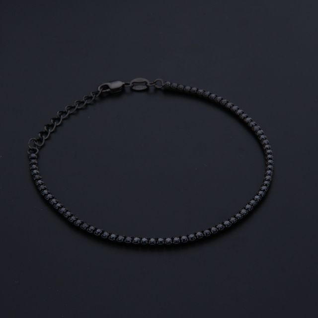 Bracciale tennis nero